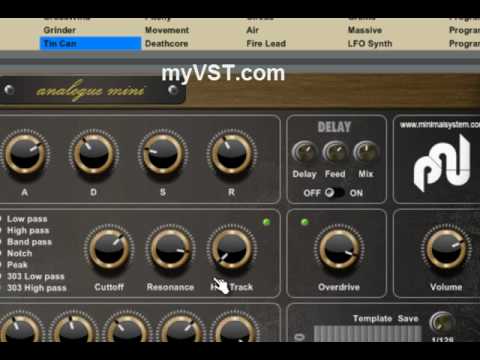 Analogue Mini - Free VST - myVST Demo