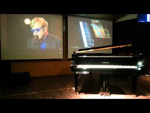 Elton John Play Yamaha Piano