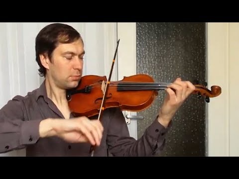 Упражнения на скрипке для начинающих バイオリン
