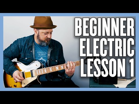 Beginner Electric Lesson 1 - Your Very First Electric Guitar Lesson