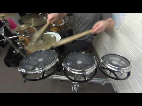 6&quot; 8&quot; 10&quot; rototoms sound test demo review sample tuning drums roto tom toms