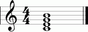 C major seventh chord