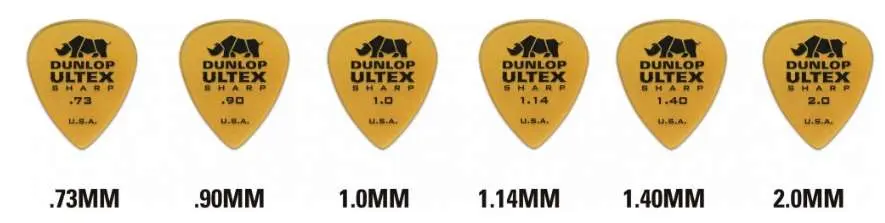 Overview of guitar picks