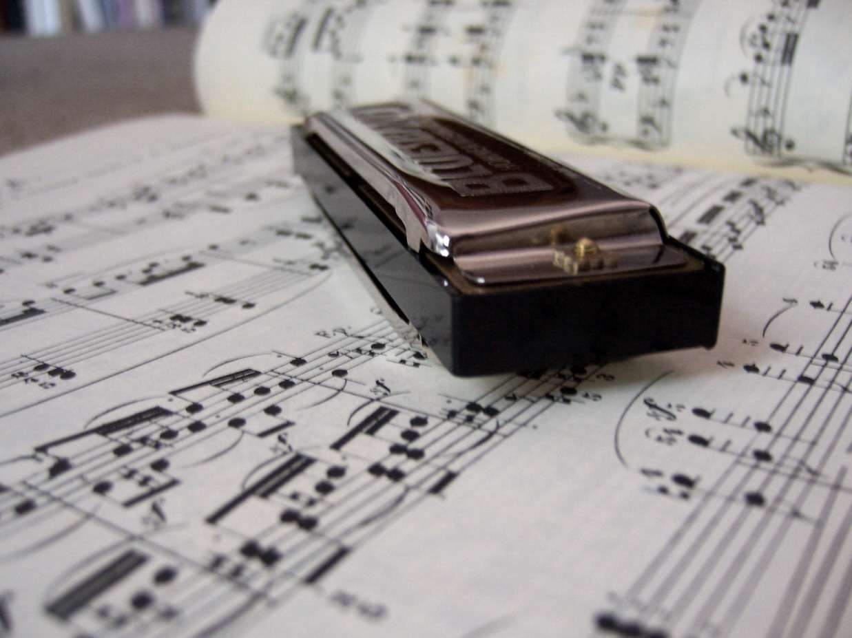 A musical adventure with the harmonica. Chords and simple melodies.