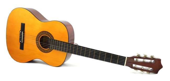 A simplified version of the guitar