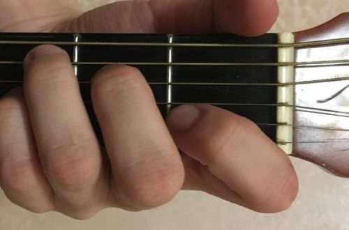 C7 chord on guitar: how to put and clamp, fingering