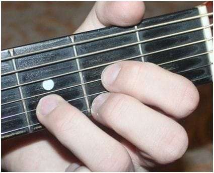 D chord on guitar