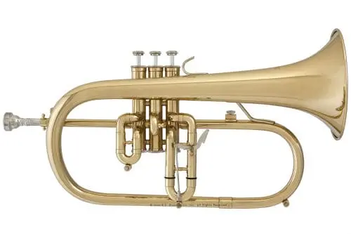 Flugelhorn : quid est , soni ambitus , a tibia differt ?