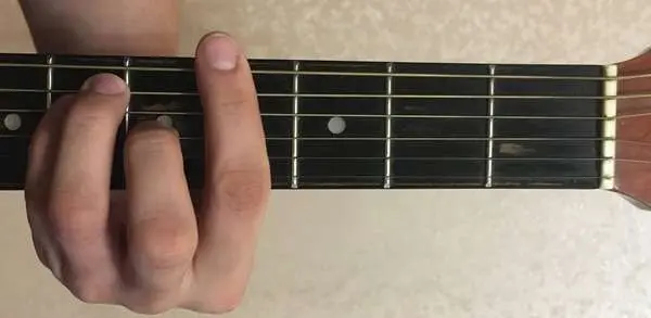 G# chord on guitar: how to put and clamp, fingering