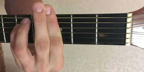 GM chord on guitar: how to put and clamp, fingering
