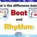 Learn the difference between rhythm and beat