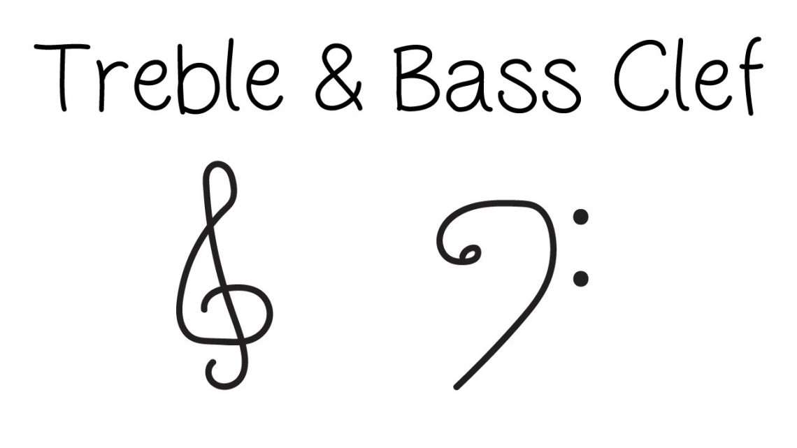 Let&#8217;s talk about treble and bass clefs