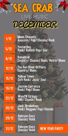 Calendario musicale – dicembre