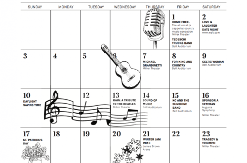 Music calendar &#8211; March