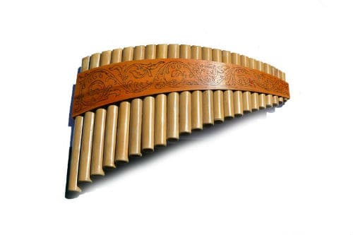 Nye: device of a multi-barreled flute, sound, history, use