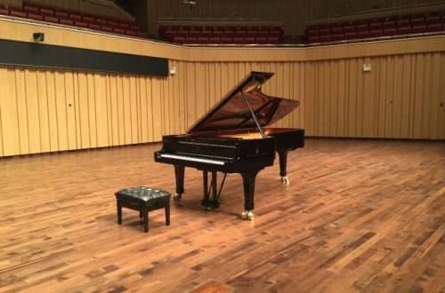 Piano for a music school student