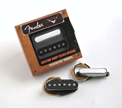 Pickups in an electric guitar