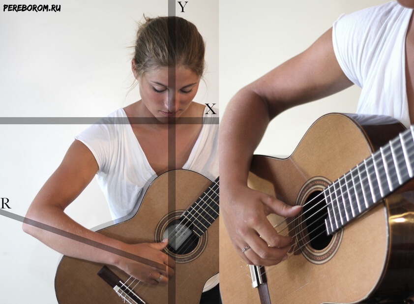 Right hand on the guitar. Right Hand Positioning Tips with Photos
