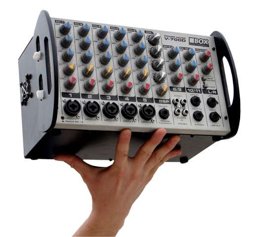 ແຍກ mixer ແລະ power amplifier ຫຼື powermixer?