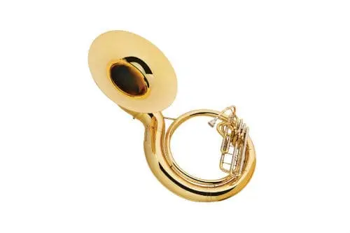 Sousaphone: deskripsyon enstriman an, konsepsyon, istwa, son, itilizasyon