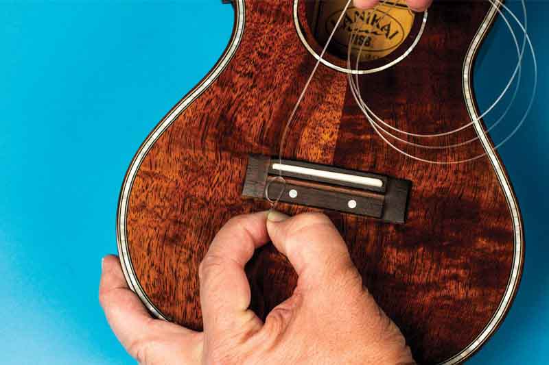 How to change strings on a ukulele
