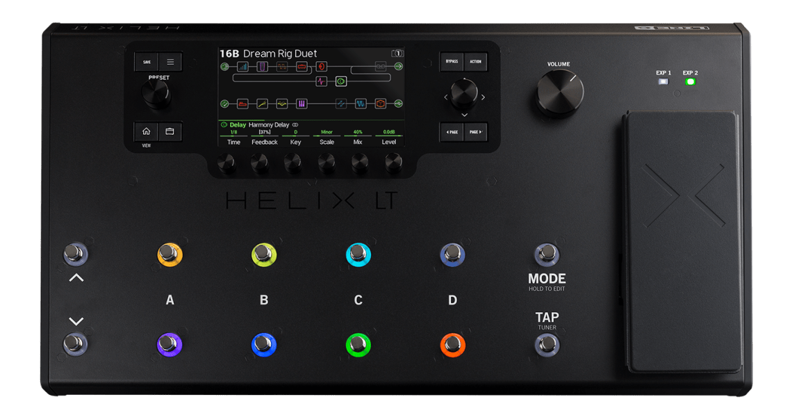 多功能、現代、完美——Line 6 Helix LT！