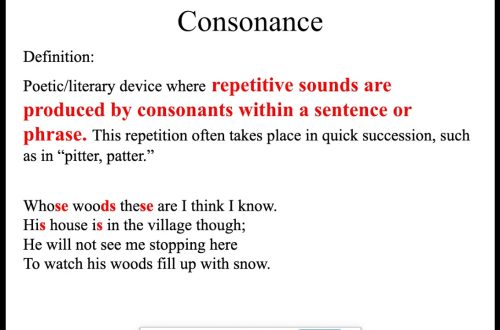 What is consonance?