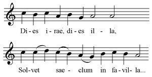 The history of Gregorian chant: the recitative of the prayer will respond like a chorale